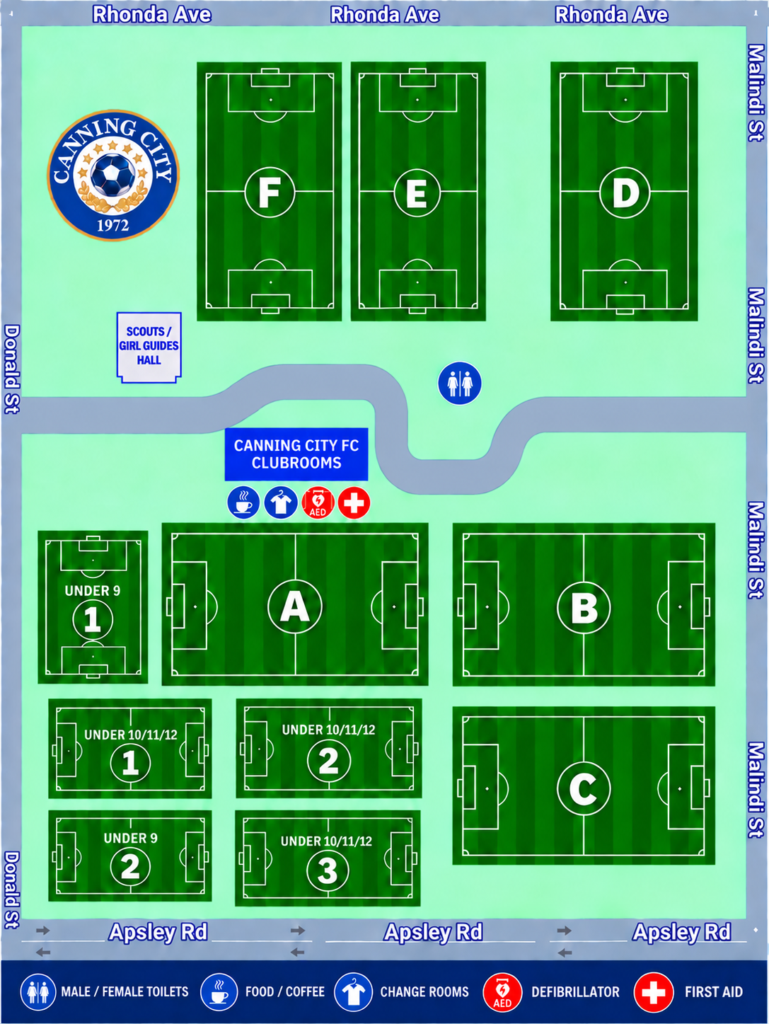 CCFC Pitch Location
